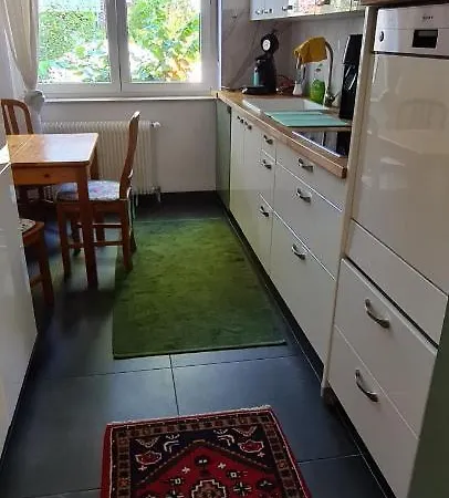 Nana-eg-80m2 Sanierter Altbau-parkplatz-kleiner Garten-wlan-netflix-2zimmer-kueche-dusche-wanne-waschmaschine アパート