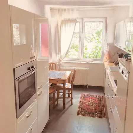 Nana-eg-80m2 Sanierter Altbau-parkplatz-kleiner Garten-wlan-netflix-2zimmer-kueche-dusche-wanne-waschmaschine *